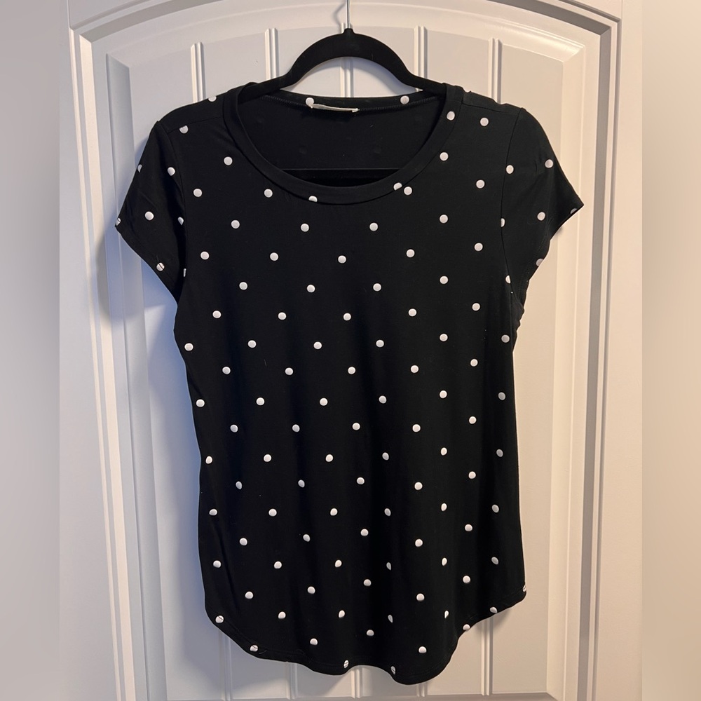 Basic Black Polka Dot T